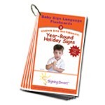 Signing Smart Diaper Bag Dictionary: Sign Language Flashcards-Year-Round Holiday Signs